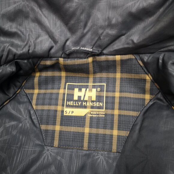 Helly Hansen Ladies Size Small Black & Gold Check Full Zip Snowboard Jacket - Picture 3 of 16